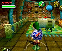 une photo d'Ã©cran de The Legend of Zelda - Majora s Mask sur Nintendo 64